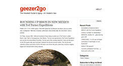 Desktop Screenshot of geezer2go.com